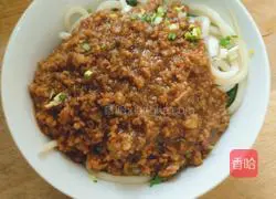 Illustration of Li Jia Private House Potato and Minced Noodles with Minced Sauce 11