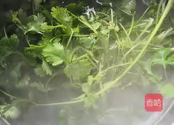 Illustration of how to make coriander noodles 5