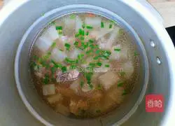 White radish pork ribs soup recipe 7