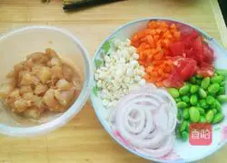 Chicken Breast Garden Vegetable Pizza Recipe Illustration 3