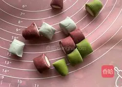 Illustration of how to make colorful dumplings 4