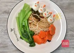 Broken Illustration of how to make Shelly Scallion Oil Noodles 4