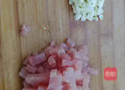Illustration of how to make minced meat tofu 4