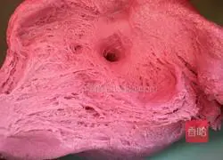 Illustration of how to make purple sweet potato and milk-flavored floret steamed buns 7