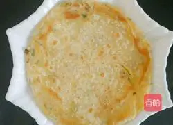 Illustration of how to make green onion pancake 10