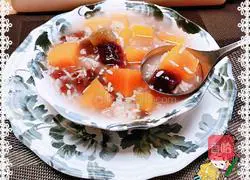 Illustration of how to make fermented white fungus and papaya soup 9