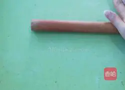 Illustration of how to make wontons made from cabbage skin 6