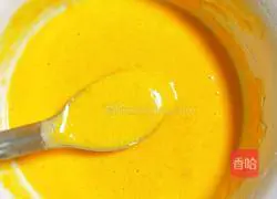 Illustration of how to make pumpkin soft cakes for baby food supplement 4