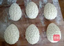 Illustration of how to make hedgehog steamed buns 10