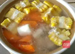 Yam and Corn Stewed Pork Ribs Recipe Illustration 5