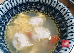 Illustration of how to make mackerel meatball soup 9