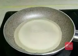 Illustration of how to make bean paste pancakes 4