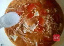 Tomato, tofu and mushroom soup recipe 14