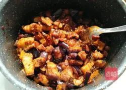 Illustration of how to make diced eggplant and meat sauce noodles 13