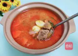 Illustration of how to make Borscht (home version) 17