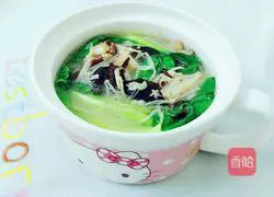 Illustration of how to make shrimp and mushroom soup 11