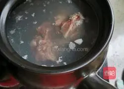 Tubular Bone Corn Illustration of how to make soup 1