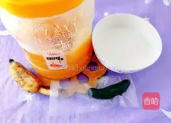 Illustration of how to make banana milk and sea cucumber 2