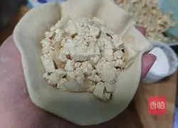 Illustration of how to make tofu buns 7