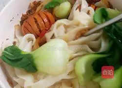 Illustration of how to make fried noodles 11