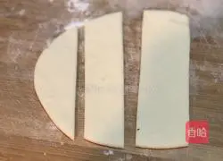 Illustration of how to make bean paste snacks 3