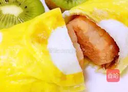 Illustration of how to make wavy egg buns and mashed potatoes 11