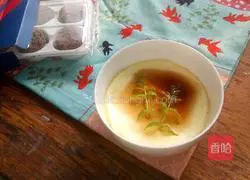 Illustration of how to make egg custard 12