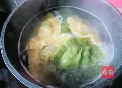 Illustration of how to make two-color dumpling cake 10