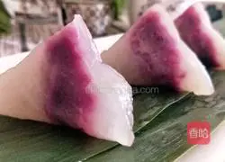 Illustration of how to make crystal rice dumplings 13
