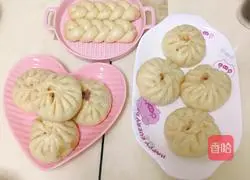 Illustration of how to make celery and beef buns 10