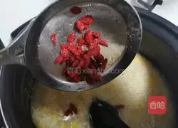 Illustration of how to make millet and multigrain porridge 9