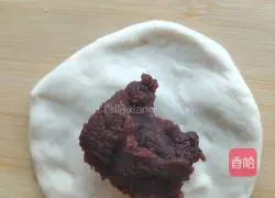 Illustration of how to make bean paste buns 8
