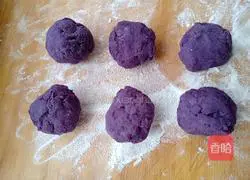 Purple Sweet Potato Bun Recipe Illustration 3