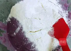 Milk-flavored purple sweet potato cake recipe 11
