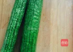 Garlic loofah Illustration of how to do it 1