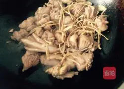Illustration of how to make duck soup with dried bamboo shoots 6