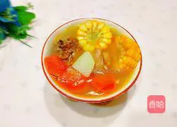 Corn Carrot Chicken Soup Recipe Illustration 1