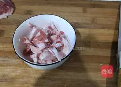 Illustration of how to make lentil braised noodles 5