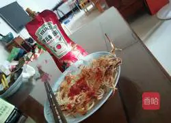 Illustration of how to make fried noodles (noodle snacks) 7