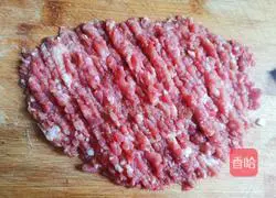 Illustration of how to make minced meat vermicelli 2