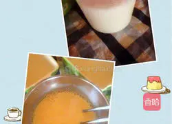 Illustration of how to make egg tofu 3