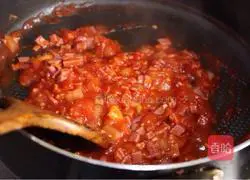 Illustration of how to make tomato pasta 4