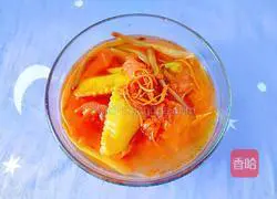 Yellow Tomato Cordyceps Flower Chicken Soup Recipe Illustration 13