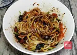 Illustration of how to make fried noodles 15