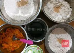 How to make colorful bean paste buns 2