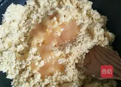 Illustration of how to make mung bean cake 4