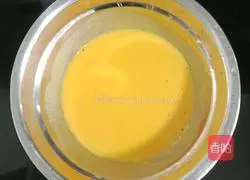 Illustration of how to make egg hibiscus noodles (baby food supplement) 6