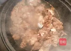 Zongzi Illustration of how to make bone yam soup 2