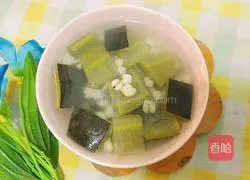 The first illustration of how to make rock sugar barley and winter melon rind 12