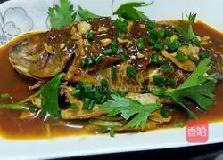 Illustration of Braised Fish Recipe 10